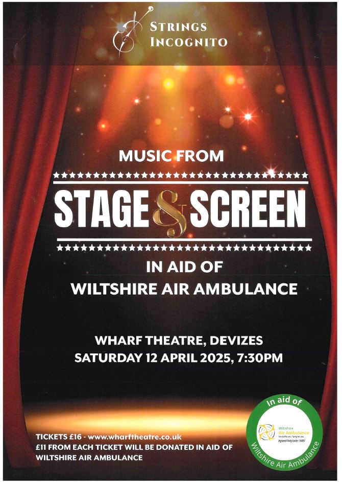 Strings Incognito - Music from Stage & Screen - In Aid of Wiltshire Air Ambulance - Devizes
